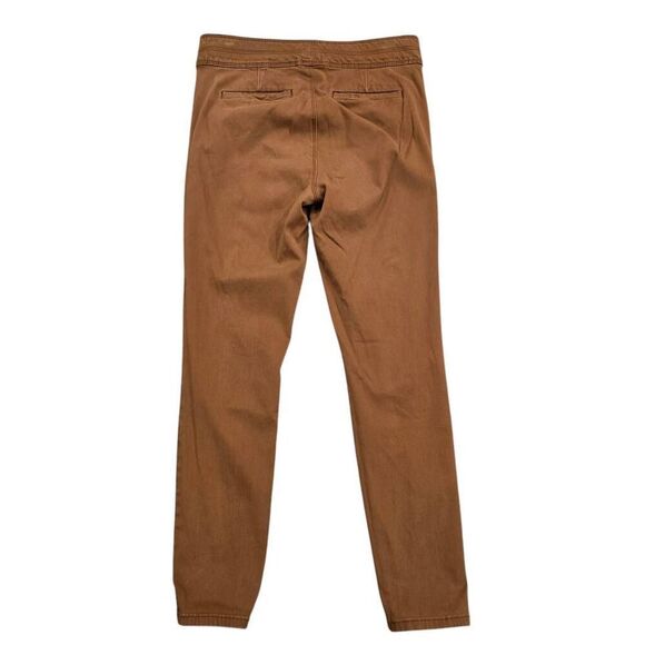 Loft Pants Women's 29 Brown Slash Pockets Skinny Leg Chic Preppy Classic Stretch - Picture 6 of 6